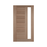 Horizontal Plank 1 Lite Timber Entrance Door – GD-15H1V 2040 & 2340mm – Supplied & Installed
