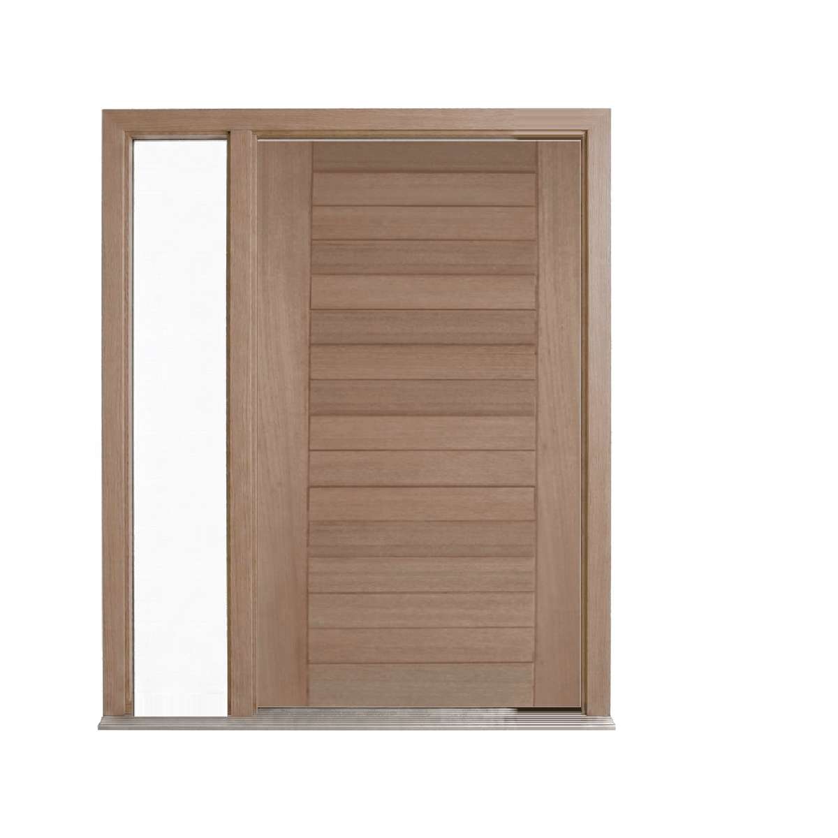 Horizontal Plank Timber Entrance Door – SP-15H 2040 & 2340mm – Pre-Hung