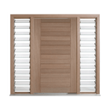 Horizontal Plank Timber Entrance Door – SP-15H 2040 & 2340mm – Pre-Hung