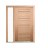 Horizontal Slat Timber Door 2040mm – Supplied & Installed