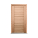 Horizontal Slat Timber Door 2040mm – Supplied & Installed