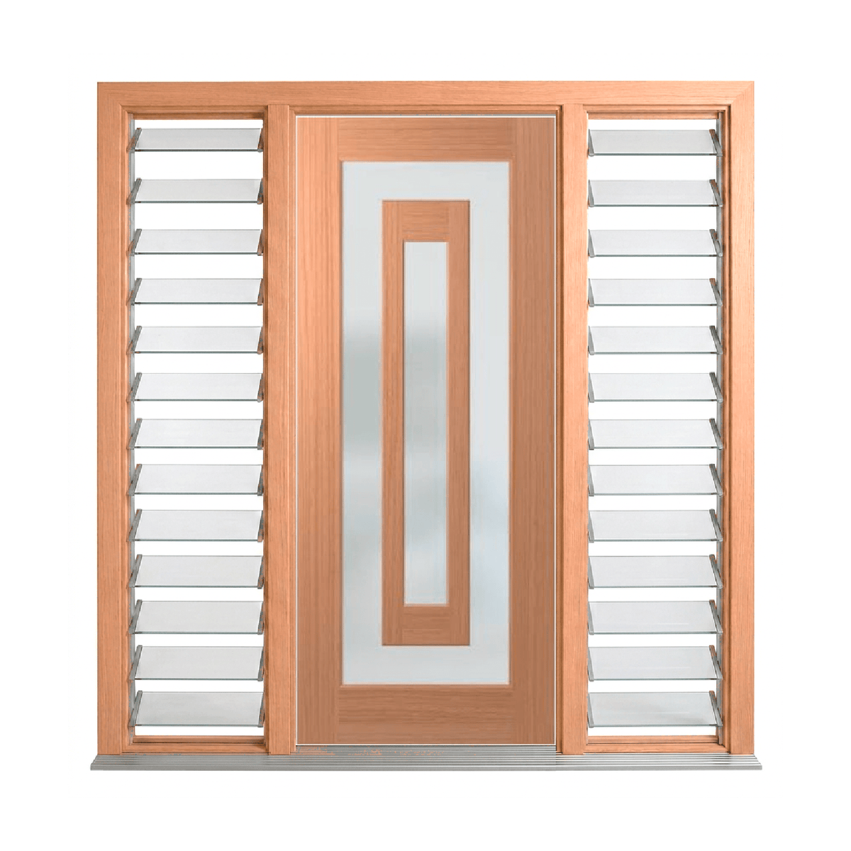 Illusion Contemporary Glass Door – GD-S04 – WS Wide Style 2040mm – Supplied & Installed