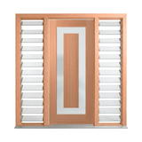 Illusion Solid Panel Contemporary Glass Door – GD-S03 – WS Wide Style 2040mm – Supplied & Installed