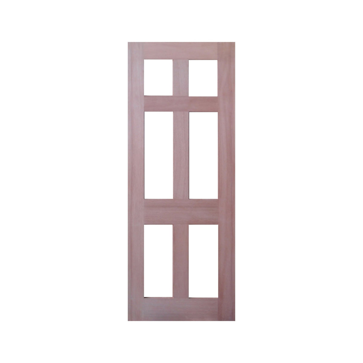 Interior Colonial 6 Lite Glass Door – GD-SK6C - Just Doors QLD