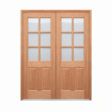 JDQ 6 lite half Panel Pre hung options - Just Doors QLD