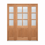 JDQ 6 lite half Panel Pre hung options - Just Doors QLD