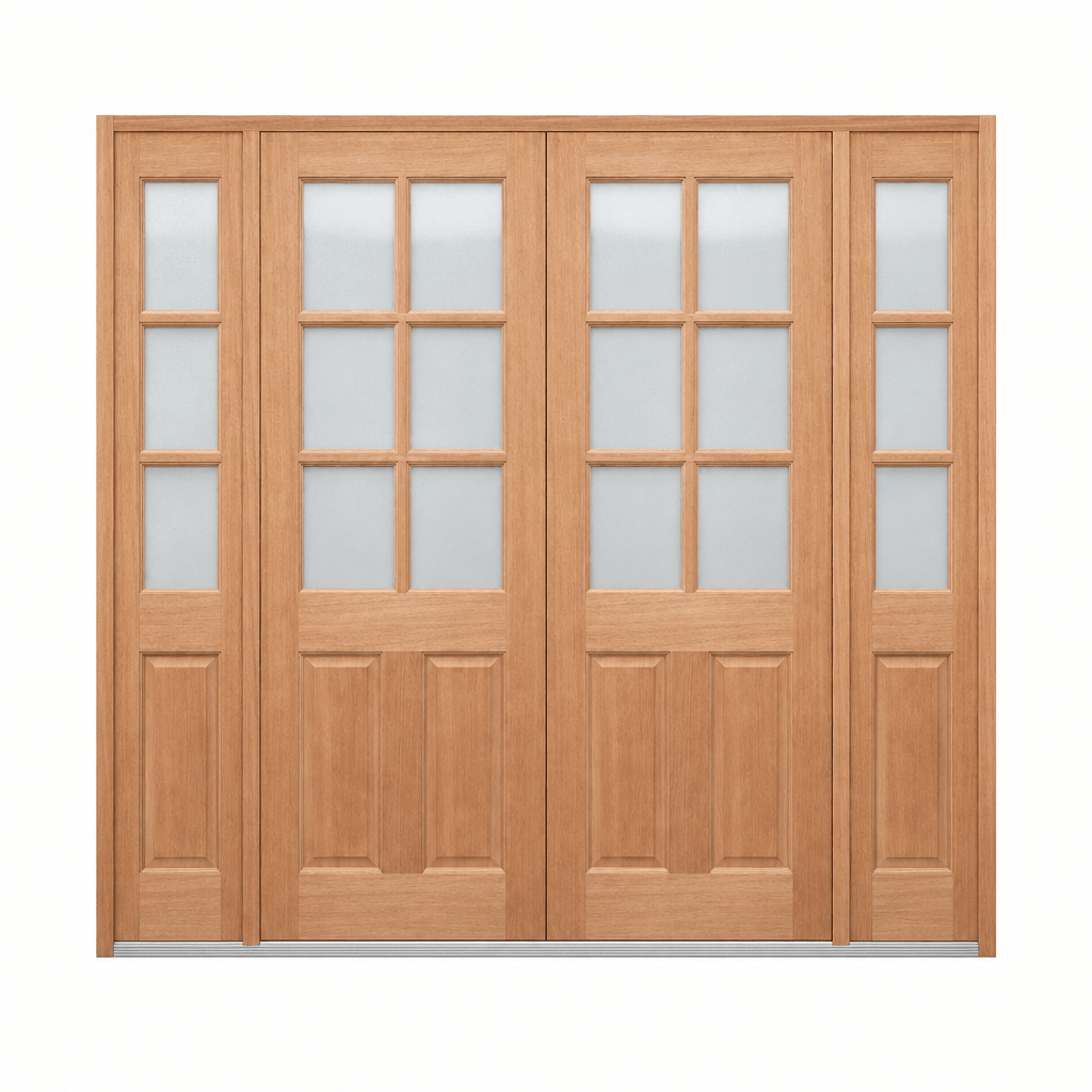 JDQ 6 lite half Panel Pre hung options - Just Doors QLD