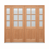 JDQ 6 lite half Panel Pre hung options - Just Doors QLD