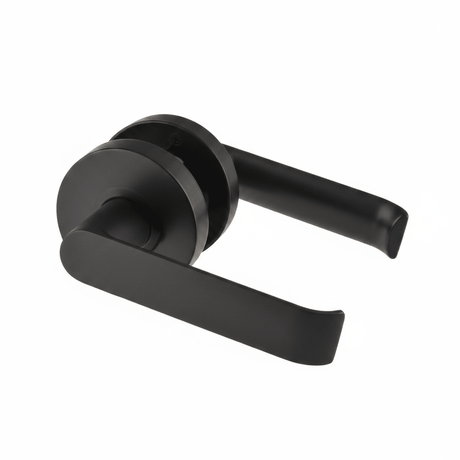 L1- Madison Matte Black Internal Handle - Just Doors QLD