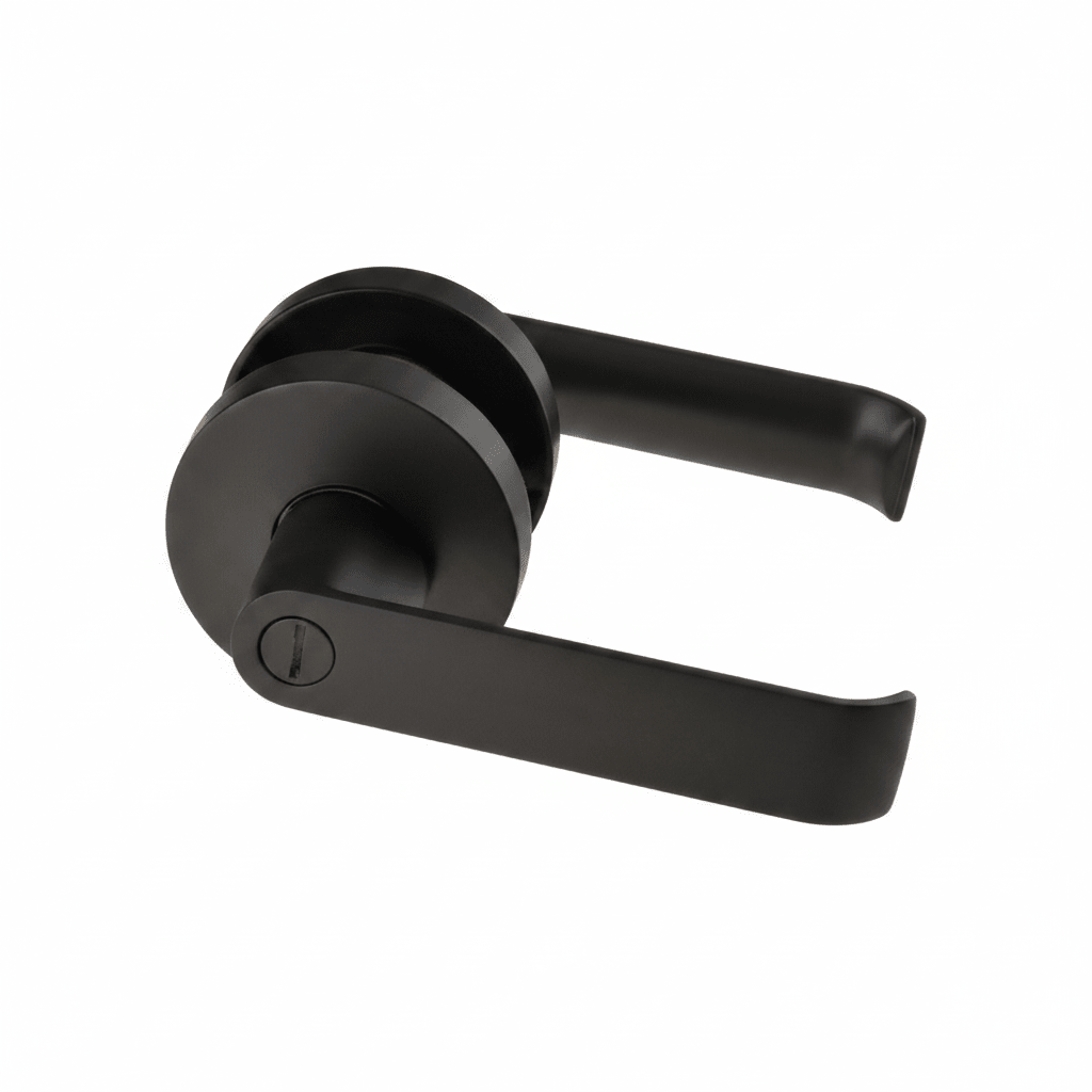 L1- Madison Matte Black Internal Handle - Just Doors QLD