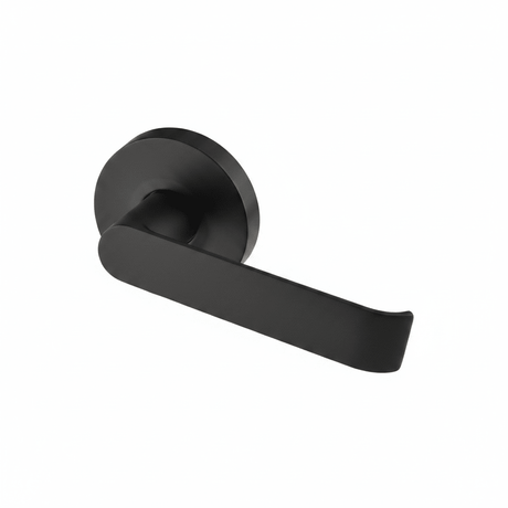 L1- Madison Matte Black Internal Handle - Just Doors QLD