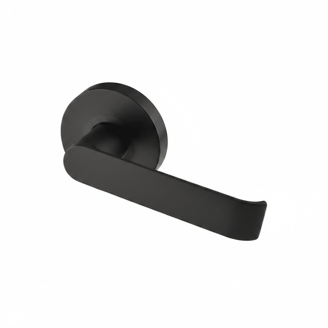L1- Madison Matte Black Internal Handle - Just Doors QLD