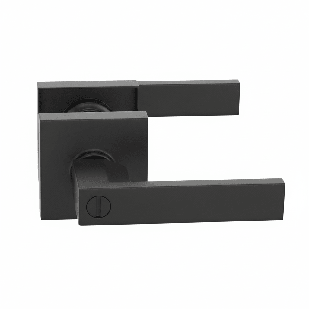 L2 - Brooklyn Matte Black Internal Handle - Just Doors QLD
