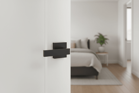L2 - Brooklyn Matte Black Internal Handle - Just Doors QLD