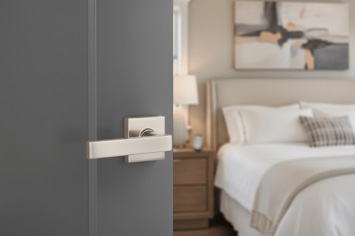 L2 - Brooklyn Satin Nickel Internal Handle - Just Doors QLD