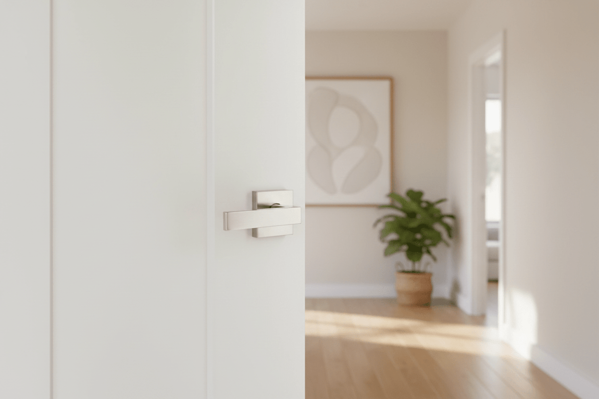 L2 - Brooklyn Satin Nickel Internal Handle - Just Doors QLD