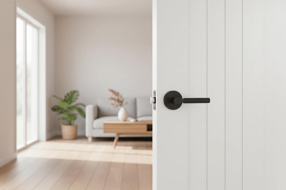 L3 - Montana Matte Black Internal handle - Just Doors QLD