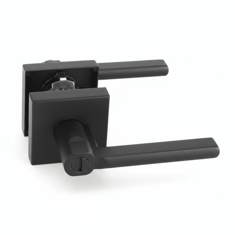 L4 - Vienna Matte Black Internal Handle - Just Doors QLD