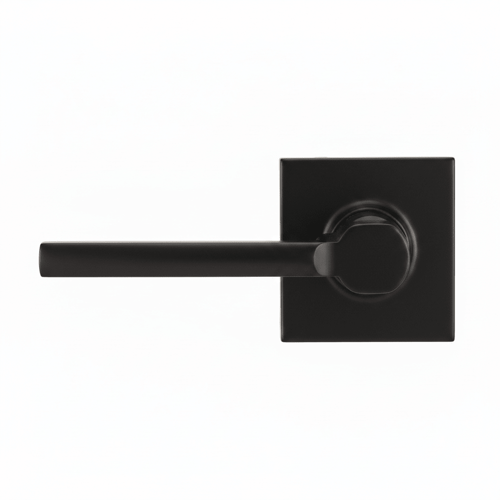 L4 - Vienna Matte Black Internal Handle - Just Doors QLD