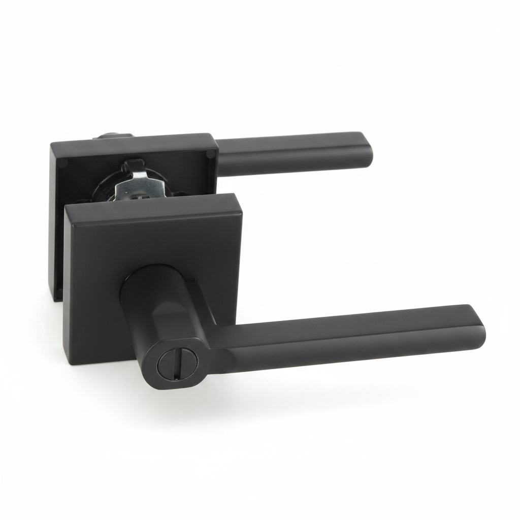 L4 Vienna Matte Black Privacy Original + White BG