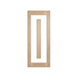 Lumina White Oak ALUM 1 Entrance Door - Just Doors QLD