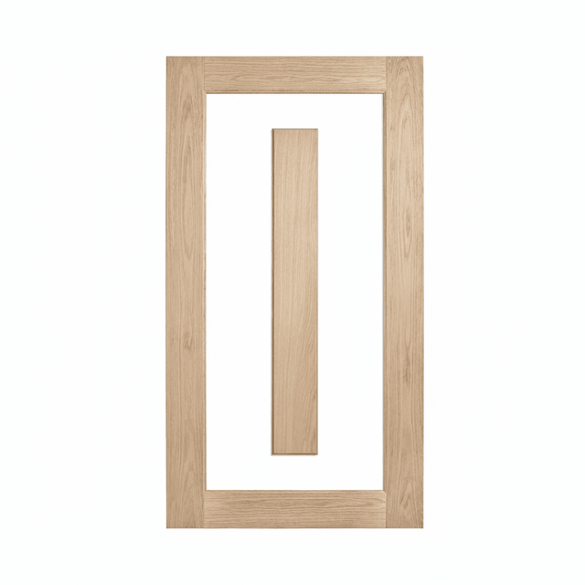 Lumina White Oak ALUMWS 1 Entrance Door - Just Doors QLD