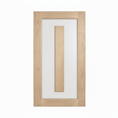Lumina White Oak ALUMWS 1 Entrance Door - Just Doors QLD