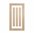 Lumina White Oak ALUMWS 3 Entrance Door - Just Doors QLD