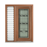 Mistletoe Triple Glazed Leadlight Door – TG-Mistletoe 2040mm – Pre-Hung