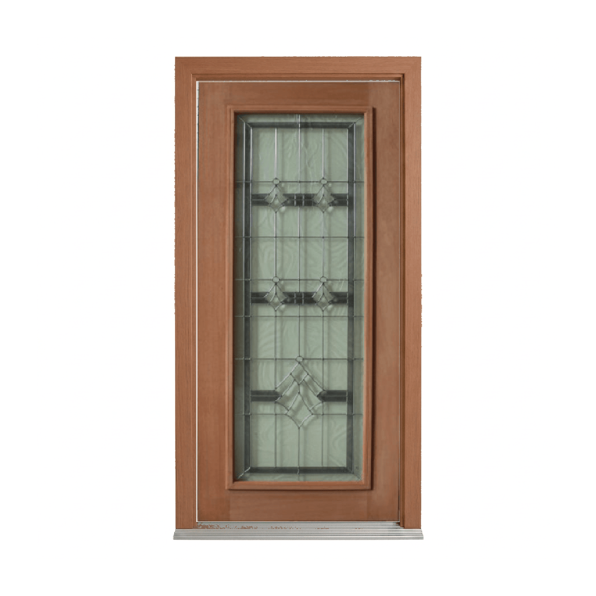 Mistletoe Triple Glazed Leadlight Door – TG-Mistletoe 2040mm – Pre-Hung