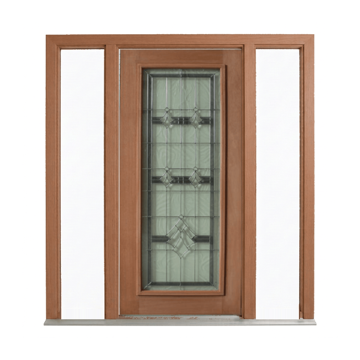 Mistletoe Triple Glazed Leadlight Door – TG-Mistletoe 2040mm – Pre-Hung