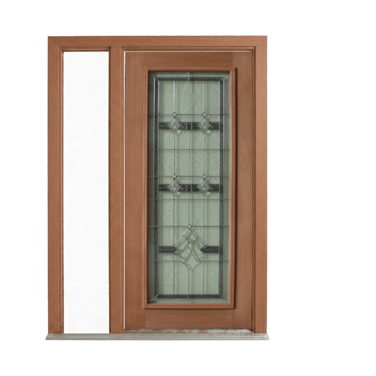 Mistletoe Triple Glazed Leadlight Door – TG-Mistletoe 2040mm – Pre-Hung