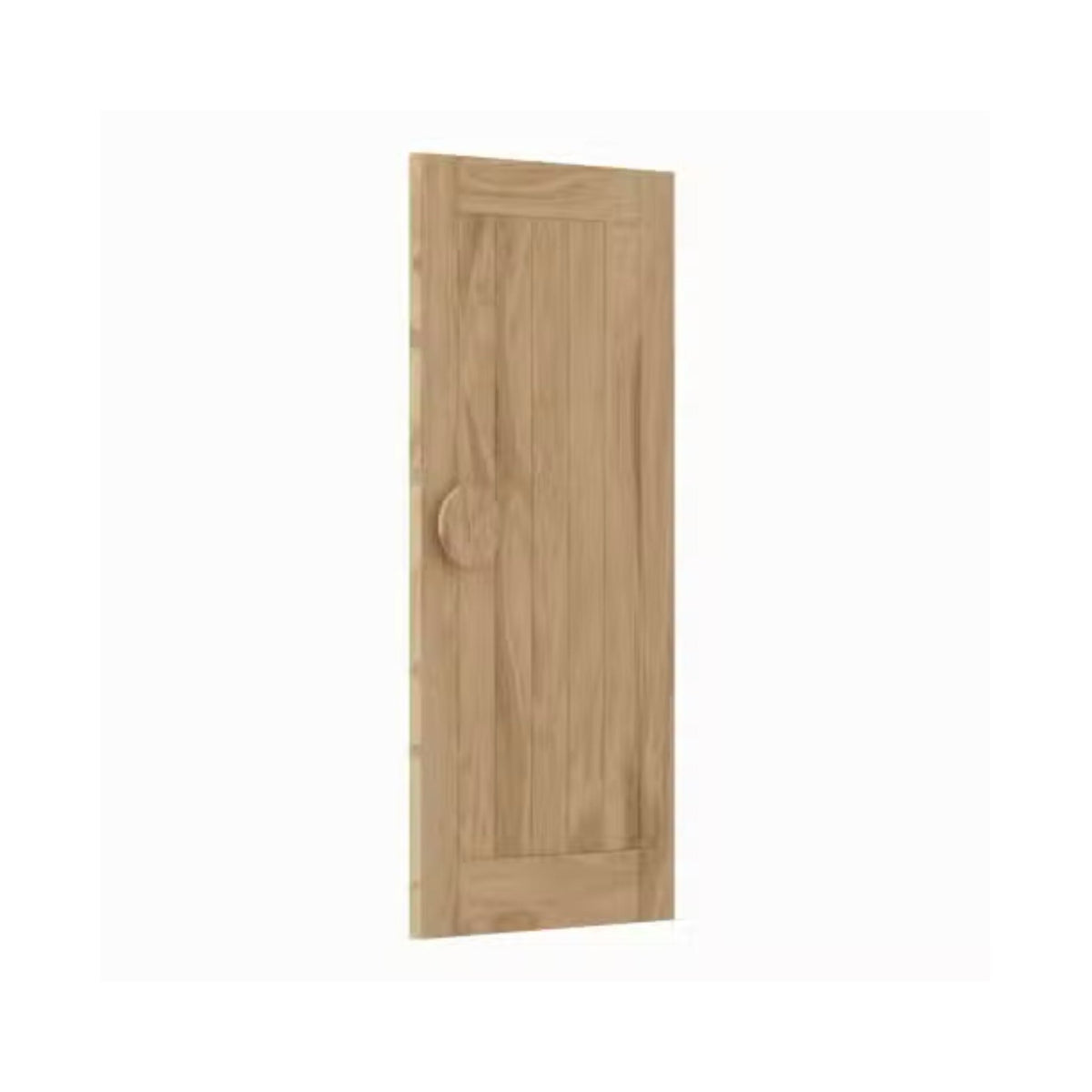 Nixon Wooden Ash Round Pull Handle - Just Doors QLD