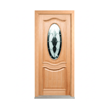 Oval Glass Timber Door 2040mm – Supplied & Installed