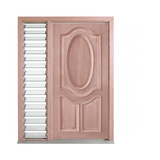 Oval Top 3 Panel Timber Door – SP-0V3P 2040mm – Supplied & Installed