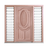 Oval Top 3 Panel Timber Door – SP-0V3P 2040mm – Supplied & Installed