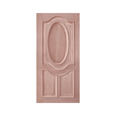 Oval Top 3 Panel Timber Door – SP-0V3P - Just Doors QLD