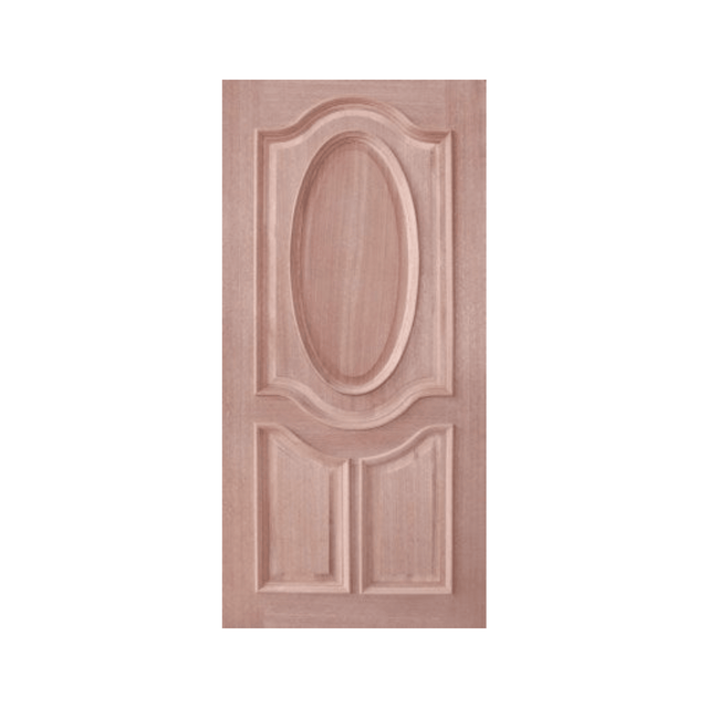 Oval Top 3 Panel Timber Door – SP-0V3P - Just Doors QLD