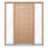 OWT-H door with glass sidelights both sides