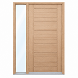 OWT-H door with one glass sidelight on the left