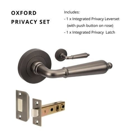Oxford - Graphite Nickel - Just Doors QLD