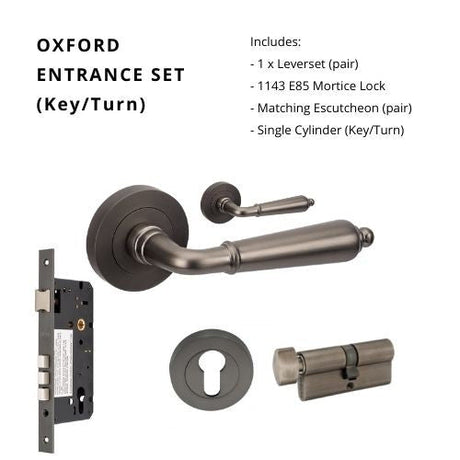 Oxford - Graphite Nickel - Just Doors QLD
