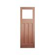 Queenslander 3 Panel 1 Glass Top Internal Door - Just Doors QLD