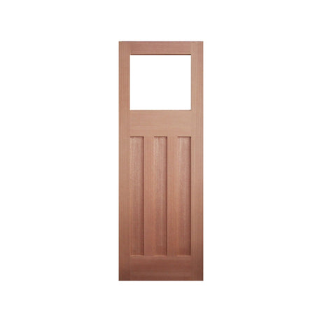 Queenslander 3 Panel 1 Glass Top Internal Door - Just Doors QLD