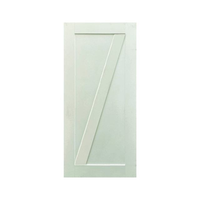 Shaker Diagonal-Brace Timber Barn Door – Supply Only - Just Doors QLD