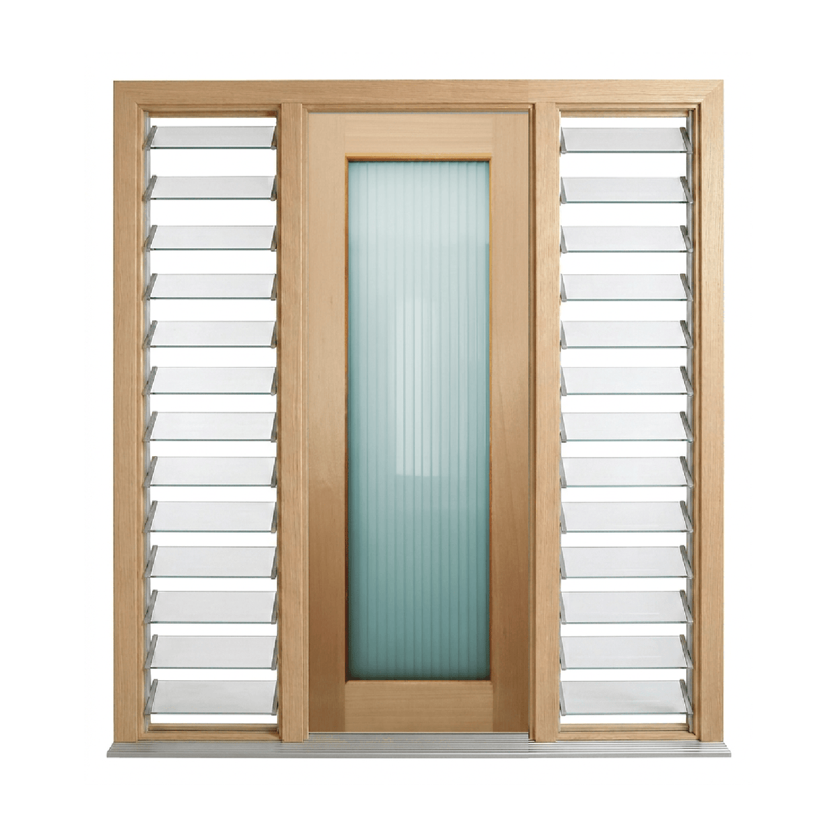 Single-Lite Glazed Timber Door 2340mm 40mm – Supplied & Installed