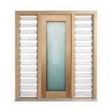 Single-Lite Glazed Timber Door 2340mm 40mm – Supplied & Installed