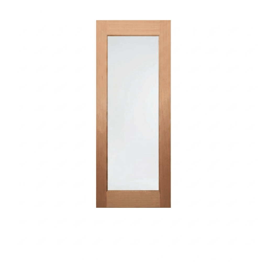 Single-Lite Glazed Timber Door WS Wide Style 2340mm 40mm – Pre-Hung - Just Doors QLD