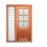 Six-Lite Glazed Timber Door 2040mm – Supplied & Installed