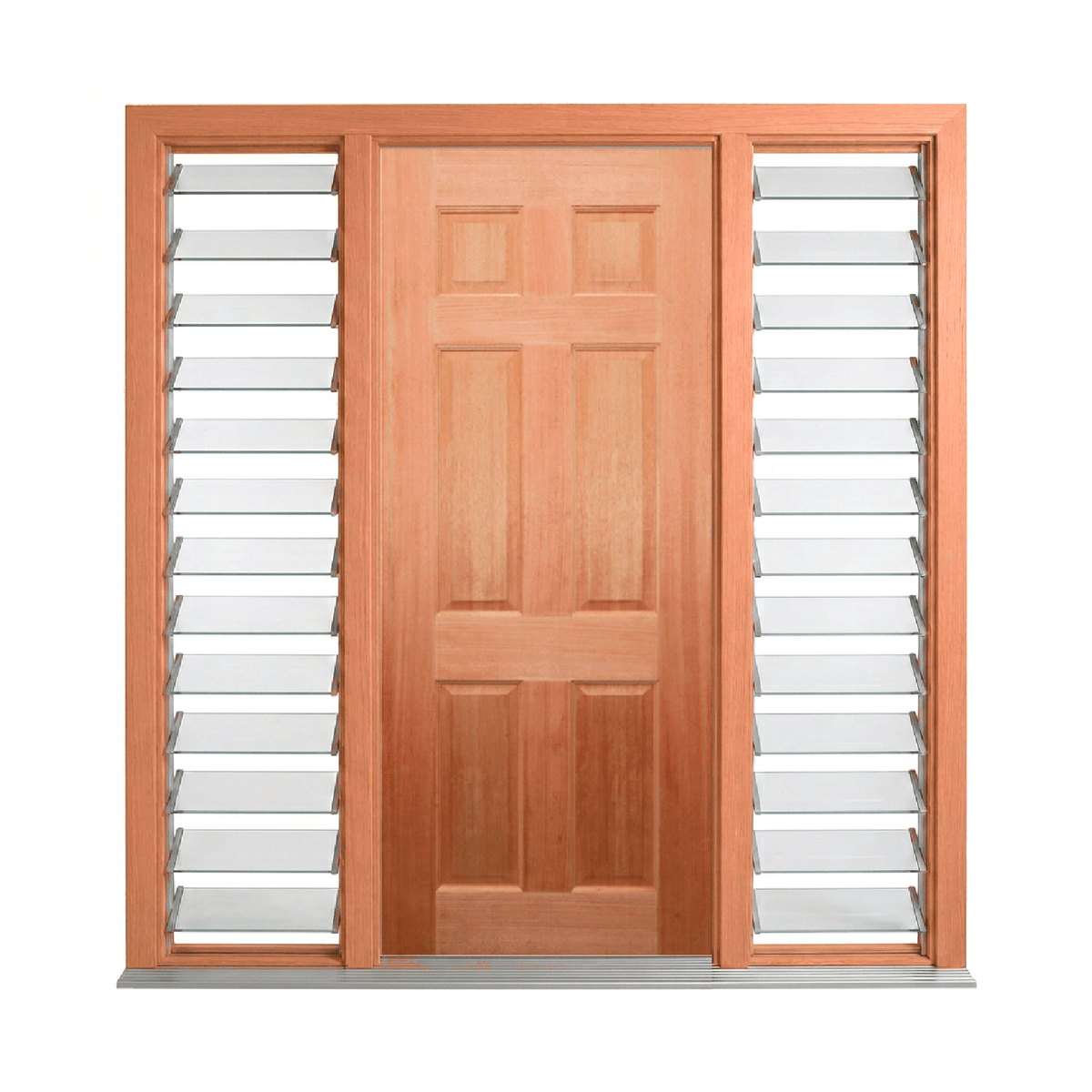 Six-Panel Timber Door 2040mm – Supplied & Installed